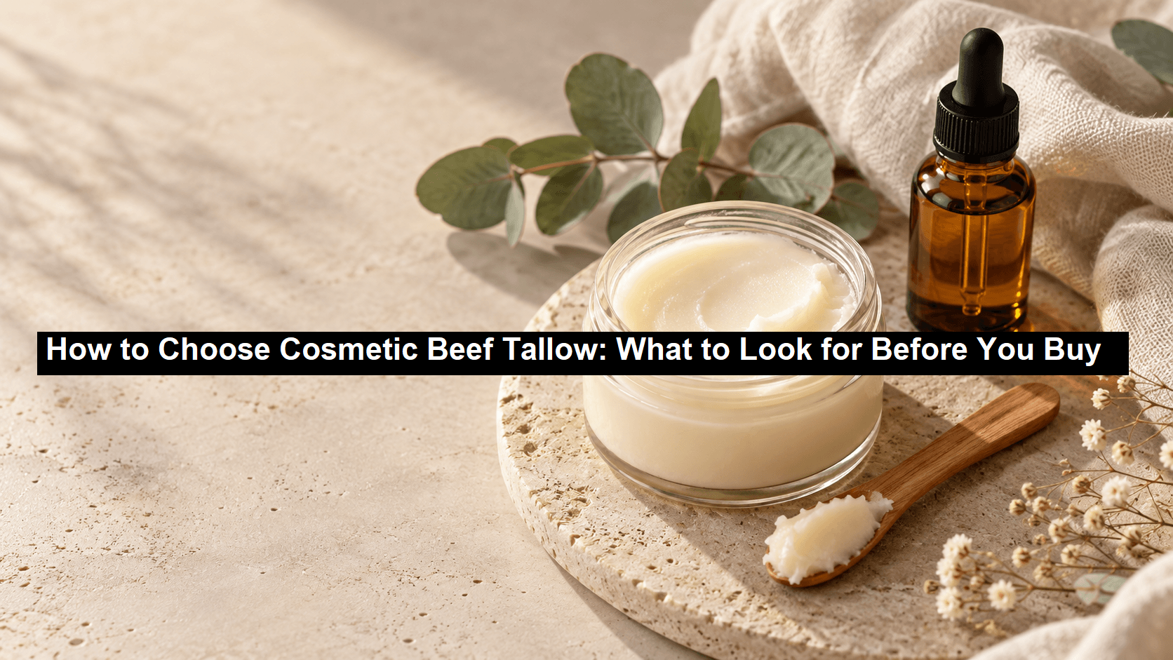 How to Choose Cosmetic Beef Tallow: What to Look for Before You Buy